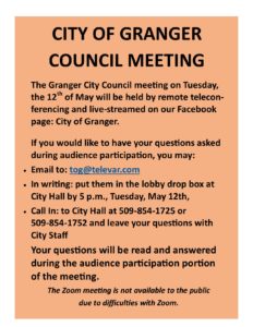 Granger Chamber of Commerce Luncheon Meeting @ NCEC/KDNA Community Center | Granger | Washington | United States