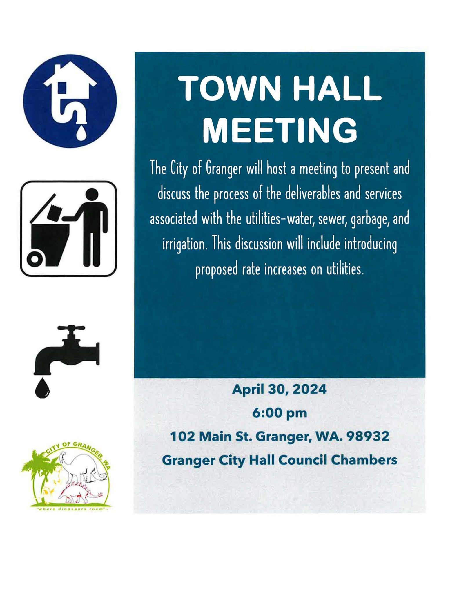 April 23, 2024 Agenda City of Granger Washington